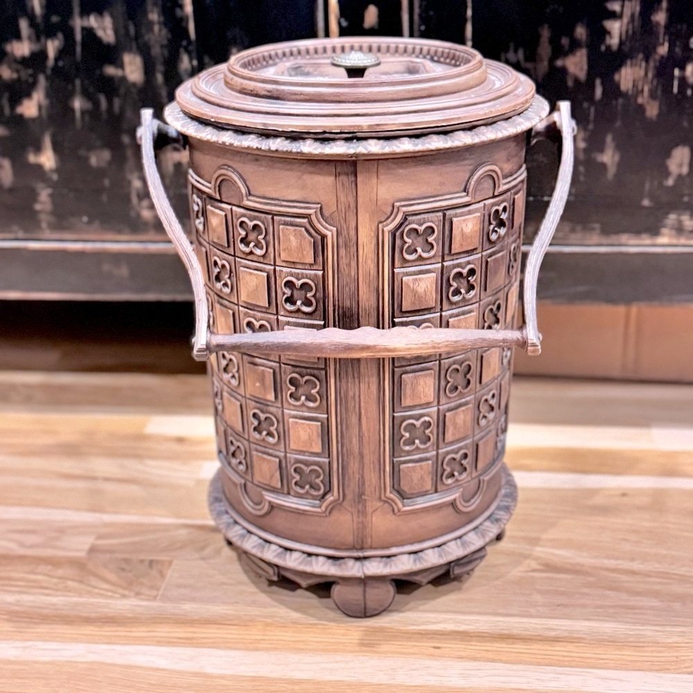 Vintage Owens Corning Fiberglas Ice Bucket The Brentwood Collection